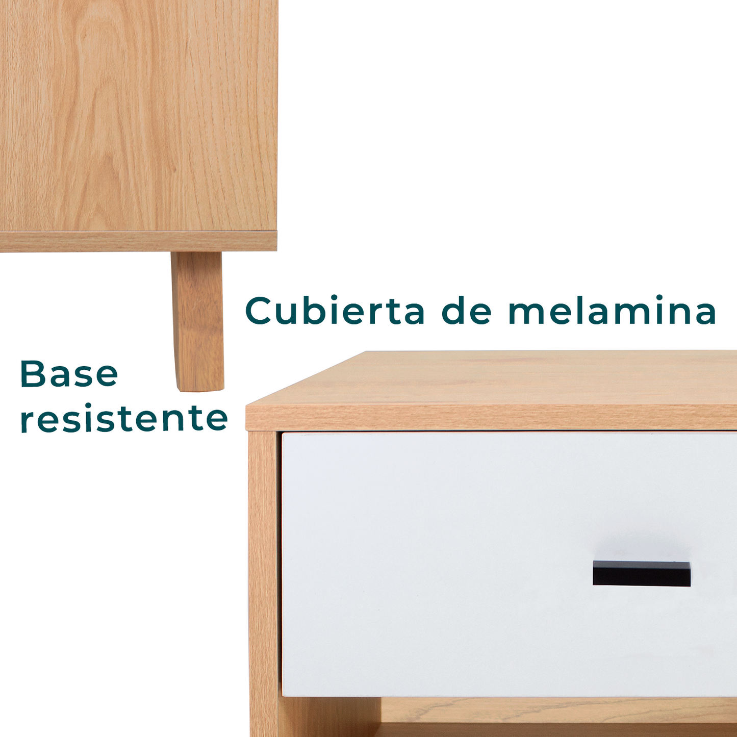 Buró MB 8 con cajón y hueco