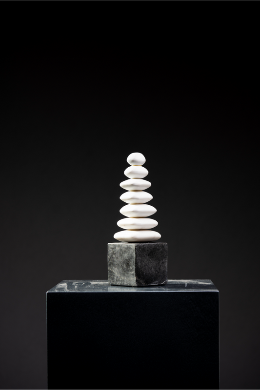 Pirámide de piedras