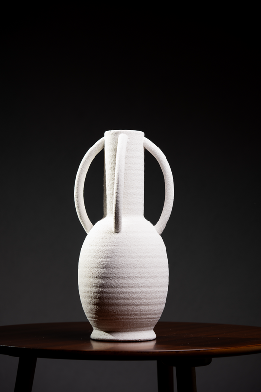 Jarrón Blanco con 4 orejas