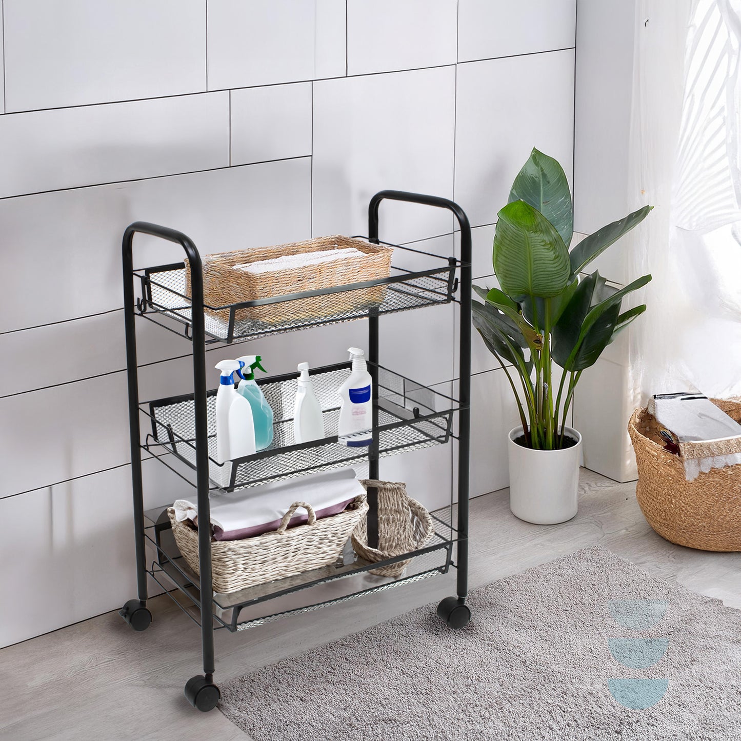 Carrito de servicio 3 niveles